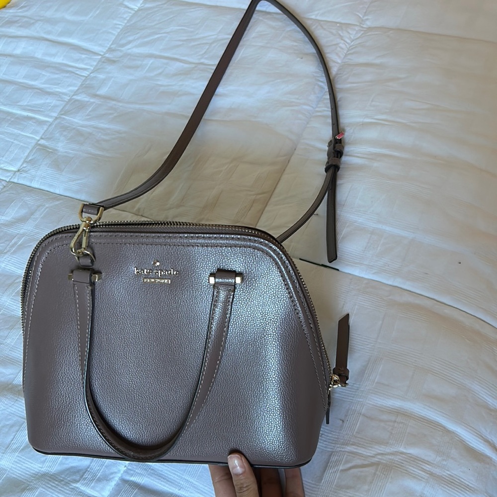 Purple Kate spade bag